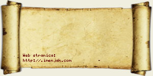 Miljana Jačovac vizit kartica